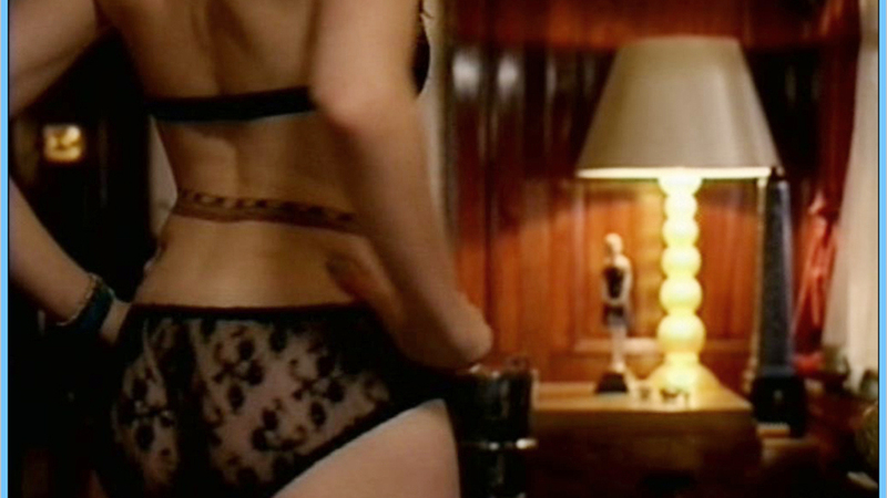 Sexiest Camilla Power Scene in Manchild. Underwear, SFW, black lace panties. 661651