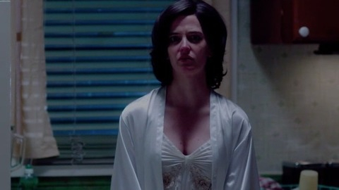 Eva Green in White Bird in a Blizzard (2014) Sexy Black Hair Cleavage 747747