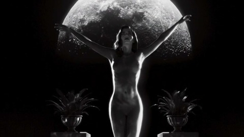 Eva Green Nude in Sin City: A Dame to Kill For. Breasts, black and white, hands in the air. 747970