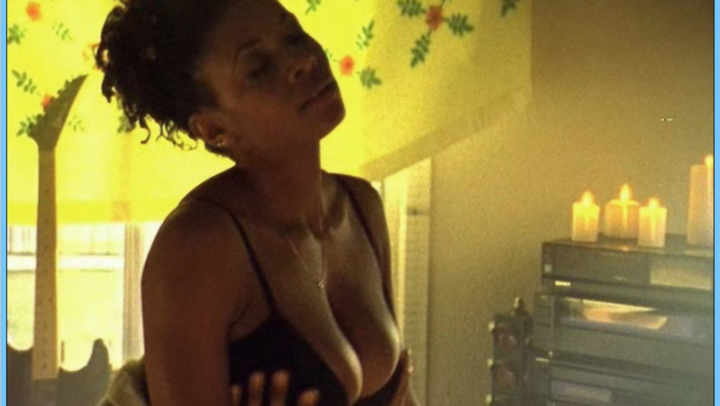 Hottest PaSean Wilson Scene in Tapped Out. Underwear, Black, black bra. 559616
