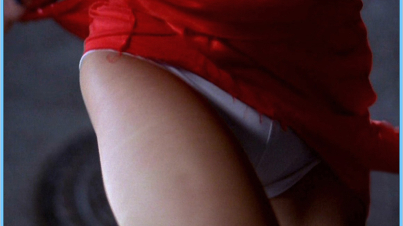 Sexiest Shin Eun-Kyung Scene in My Wife Is a Gangster. Underwear, crotch close-up, dress pulled up. 536287
