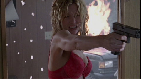Ashley Scott in Walking Tall (2004) Underwear Blonde Cleavage 683882
