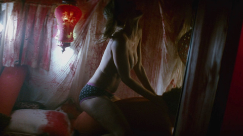 Ashley Scott in Strange Wilderness (2008) Sexy Blood Cleavage 686141