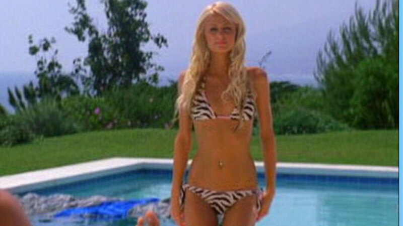 Hottest Parachute Girl Scenes. Bikini, belly button ring, blonde. 614697