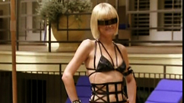 Sexiest Paris Hilton Scene in Paris Hilton's My New BFF. Bikini, black fashion bikini, blonde. 672931