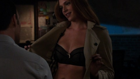 The Mentalist's Sexiest Scenes with Amanda Righetti. Underwear, SFW, black bra. 730620