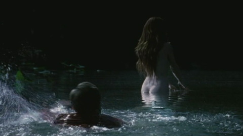 Bevin Kaye Nude as River Woman. Butt, in water, long hair. 942134