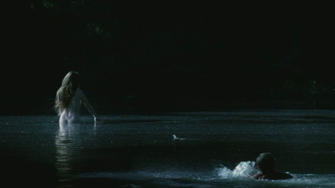 Bevin Kaye Nude as River Woman. Butt, in water, long hair. 942122