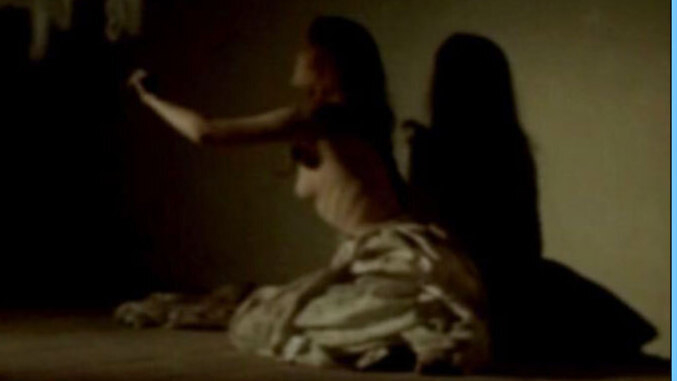 Nudes of Maria from Ave María. Breasts, brunette, left breast. 545874