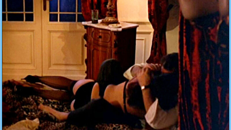 Caged Women's Sexiest Scenes with Lorraine De Selle. Underwear, SFW, black bra. 583980