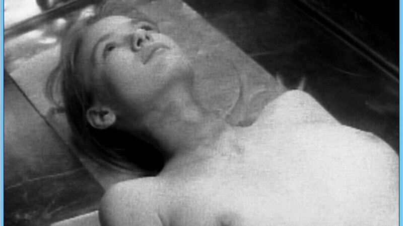Tina Bockrath Nude as Paula/Cadaver. Breasts, black and white, breast close-up. 654242