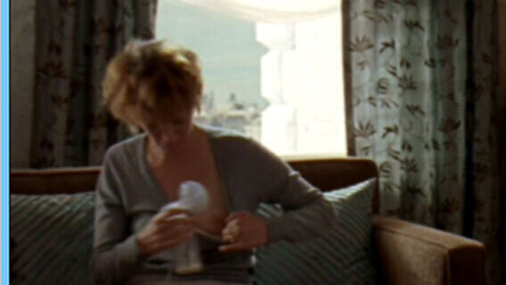 Vera Farmiga Nude as Abby Cairn. Breasts, breast out of shirt, left breast. 641222