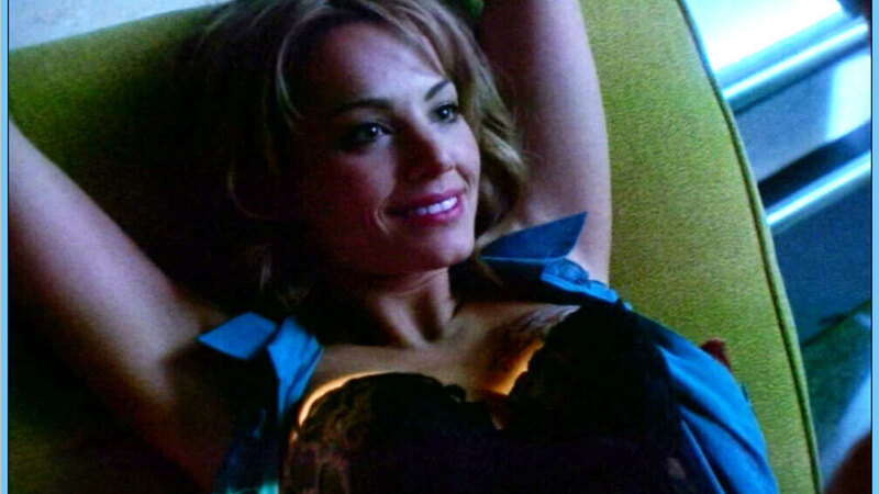 Smallville's Sexiest Scenes with Erica Durance. Underwear, SFW, arms raised. 658098