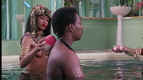 Felicia Taylor Nude as Bather. Breasts, black hair, curly hair. 671060