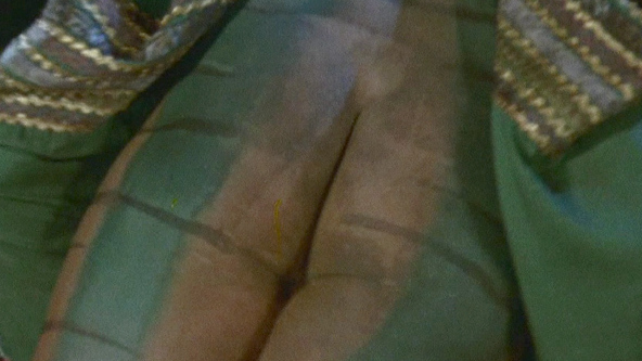 Nudes of Female Dancer from Vampire Circus. Butt, body paint, guy holding up girl. 694092