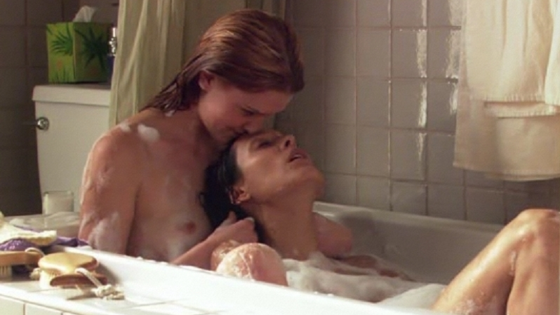 Lauren Lee Smith Nude in The L Word. Breasts, Lesbian, bathtub, couple. 660268