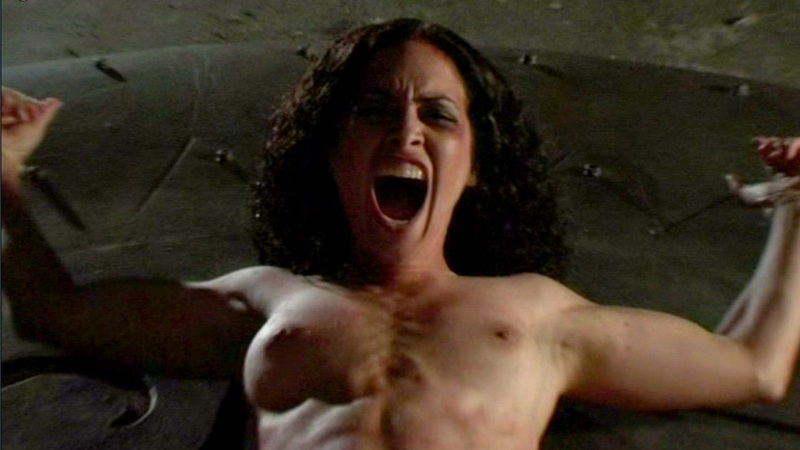 Nudes of Angelina from The Halfway House. Breasts, black hair, bondage. 624780