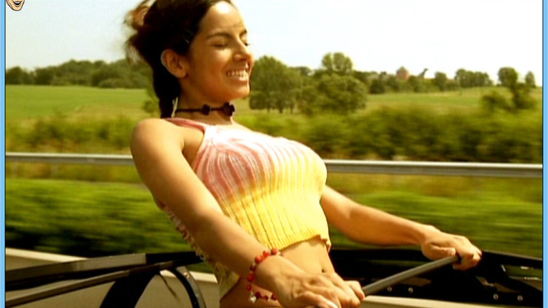 Autobahnraser's Sexiest Scenes with Collien Fernandes. Sexy, black hair, hair in bun. 609774