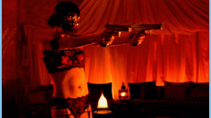 Fastlane's Sexiest Scenes with Jamie Anne Allman. Underwear, SFW, aiming gun. 659070