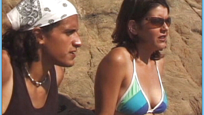 Sexiest Scenes of Debra from Aquanoids. Bikini, SFW, blue bikini. 610727