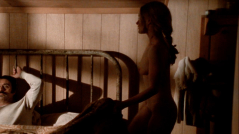 Paula Malcomson Naked as Trixie. Breasts, Bush, getting into bed, hairy bush. 871401