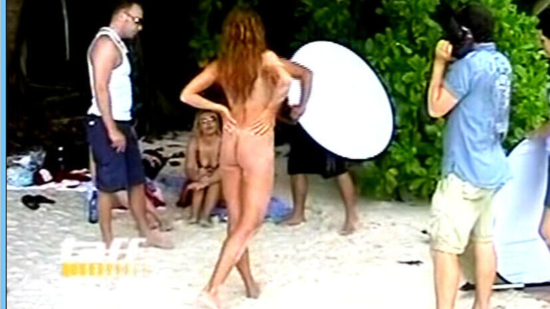 Doreen Dietel Naked as Herself. Butt, beach, brunette. 663771