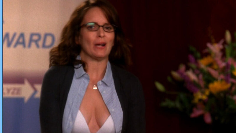 Sexiest Tina Fey Scene in 30 Rock. Underwear, SFW, brunette. 664591