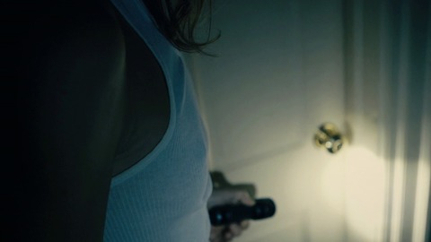 Anne Ramsay in The Taking of Deborah Logan (2014) Sexy Nipple Through Tank Top Sexy 751517