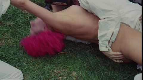 Cheryl Grunwald Nude as Woman in film. Breasts, Butt, held down, man on top. 674102