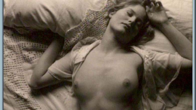 Elizabeth Costello Naked in Spectre. Breasts, black and white, hard nipples. 612247