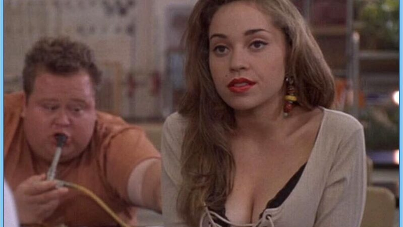 Sexiest Tara Strong Scene in Senior Trip. Underwear, SFW, black bra. 612649