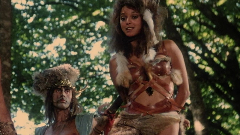 Sexiest Eva LaRue Scene in The Barbarians. Sexy, Underwear, SFW, brunette. 627001
