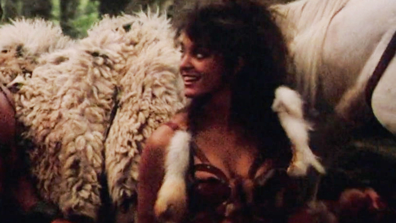 The Barbarians's Sexiest Scenes with Eva LaRue. Sexy, Underwear, 2 men, SFW. 627000