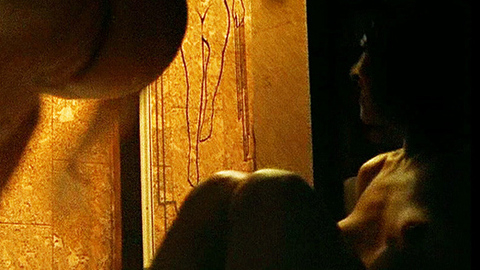 Liz Padovani Naked in City of God. Breasts, brothel, guy holding gun. 703519
