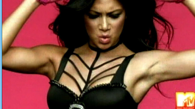 Hottest Nicole Scherzinger Scene in I Don't Need a Man. Sexy, SFW, black bra. 643838