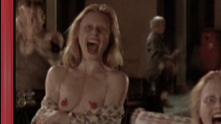 Lynn Snelling Naked in Hysteria. Breasts, blonde, flashing breasts. 613273