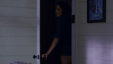 Michelle Borth in Hawaii Five-0 (2010-2020) Sexy Underwear Black Hair Pantsless 775425