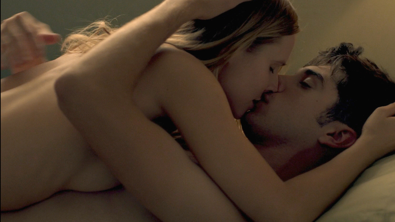 Sexiest Kristen Bell Scene in The Lifeguard. Sexy, breasts pressed against chest, kissing. 727645