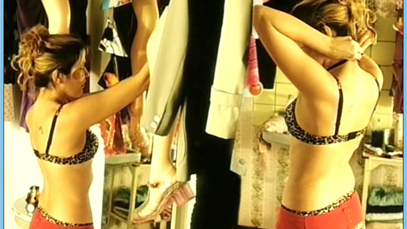 Kiss and Run's Sexiest Scenes with Maggie Peren. Underwear, cheetah bra, cheetah panties. 539052