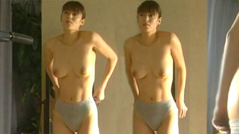 Chieko Shiratori Nude in Metropolitan Police Branch 82. Breasts, Butt, Asian, gray panties. 703318