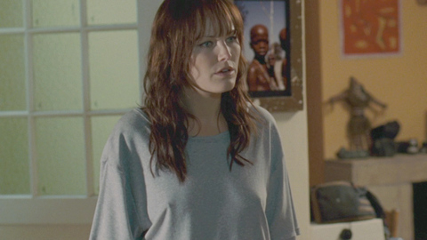 Malin Åkerman in The Bang Bang Club (2010) Sexy Brunette Gray Shirt 699388