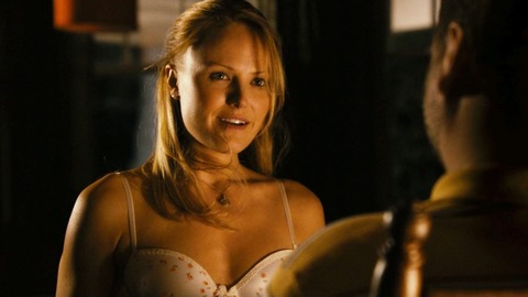 Malin Åkerman in Cottage Country (2013) Underwear Blonde Cleavage 738740