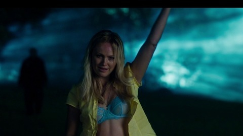 Malin Åkerman in The Final Girls (2015) Sexy Underwear Blonde Blue Bra 776933