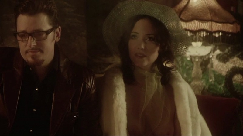 Erika Smith Naked in Addiction: A 60's Love Story. Breasts, couple, dark hair. 777859