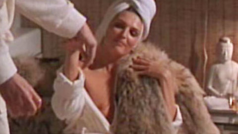 Marina Lindahl in Montenegro (1981) Breasts Breasts Hair Wrapped In Towel 534036