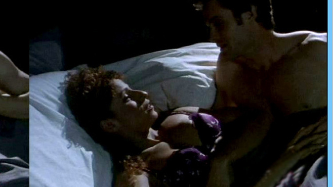 Sexiest Michelle Hurd Scene in Leap Years. Underwear, Black, brunette. 654871