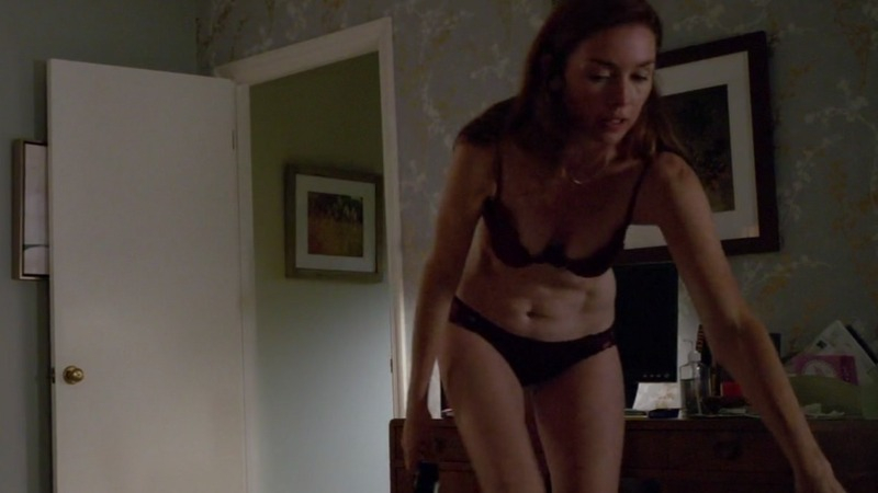 Sexiest Julianne Nicholson Scene in The Red Road. Underwear, SFW, bedroom. 762529