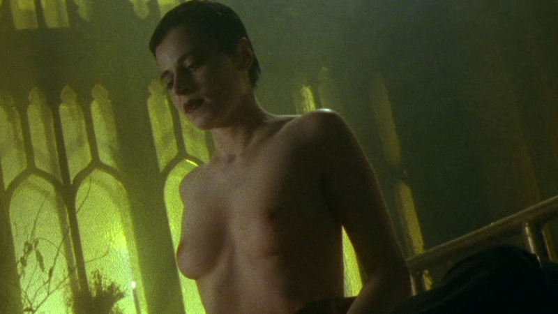 Floriela Grappini Naked in Vampire Journals. Breasts, Sexy, couple in bed, dark lipstick. 788725