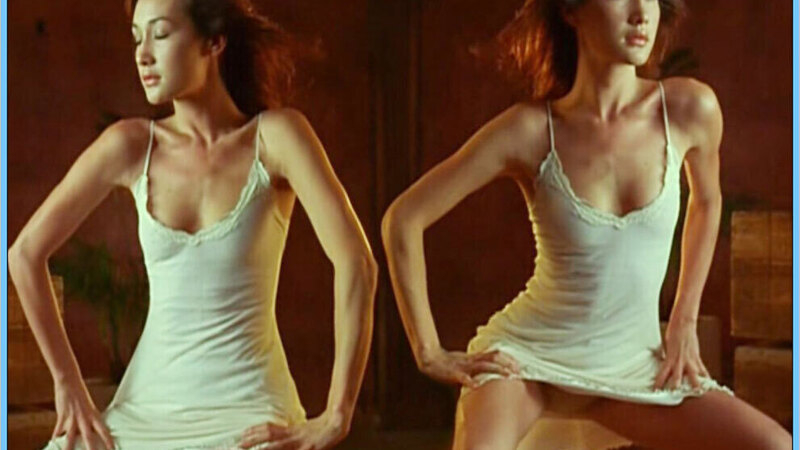 Naked Weapon's Sexiest Scenes with Maggie Q. Underwear, brunette, cleavage. 616872