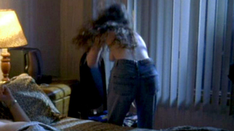 Gina Paradiso from Mafioso: The Father, the Son Naked. Breasts, black hair, left breast. 615587